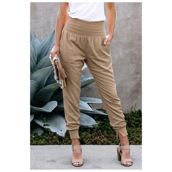 Casual Highwaist - Khaki - Picture 3 of 5